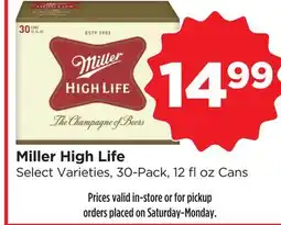 Food 4 Less Miller High Life offer