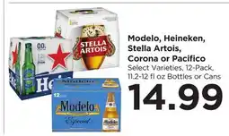 Food 4 Less Modelo, Heineken, Stella Artois, Corona or Pacifico offer