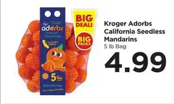 Food 4 Less Kroger Adorbs California Seedless Mandarins offer