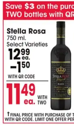 Jewel-Osco Stella Rosa offer