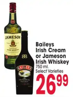 Jewel-Osco Baileys Irish Cream or Jameson Irish Whiskey offer