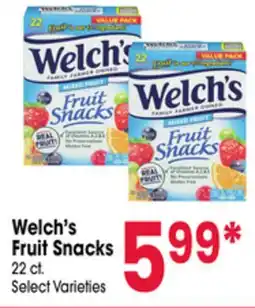 Jewel-Osco Welch's Fruit Snacks offer