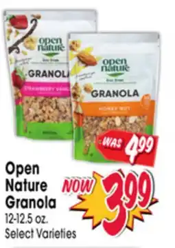 Jewel-Osco Open Nature Granola offer