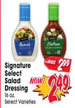 Jewel-Osco Signature Select Salad Dressing offer