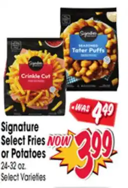 Jewel-Osco Signature Select Fries or Potatoes offer