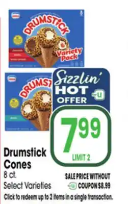 Jewel-Osco Drumstick Cones offer