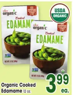 Jewel-Osco Organic Cooked Edamame offer