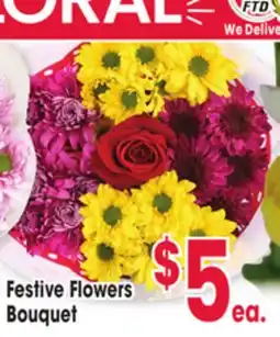 Jewel-Osco Festive Flowers Bouquet offer
