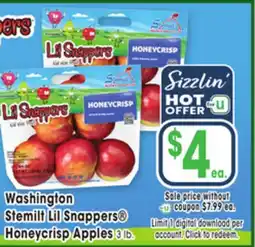 Jewel-Osco Washington Stemilt Lil Snappers Honeycrisp Apples offer