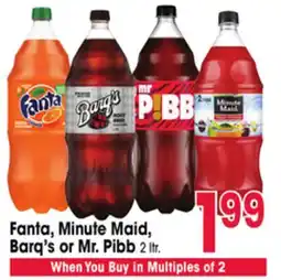 Jewel-Osco Fanta, Minute Maid, Barq's or Mr. Pibb offer