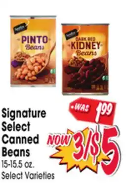 Jewel-Osco Signature Select Canned Beans offer