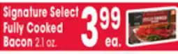 Jewel-Osco Signature Select Fully Cooked Bacon offer