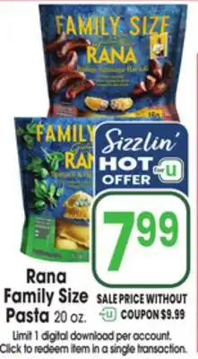 Jewel-Osco Rana Family Size Pasta offer