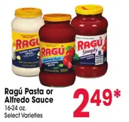 Jewel-Osco Ragú Pasta or Alfredo Sauce offer