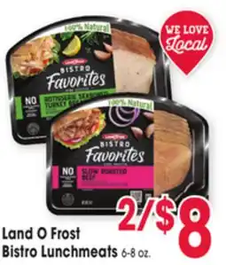 Jewel-Osco Land O Frost Bistro Lunchmeats offer