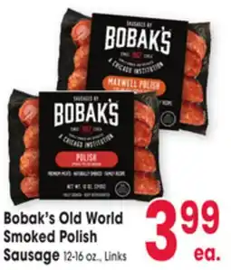 Jewel-Osco Bobak's Old World Smoked Polish Sausage offer