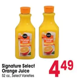 Jewel-Osco Signature Select Orange Juice offer