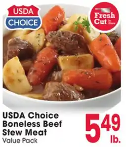 Jewel-Osco USDA Choice Boneless Beef Stew Meat offer
