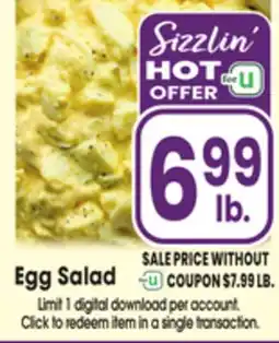 Jewel-Osco Egg Salad offer