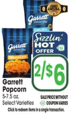 Jewel-Osco Garrett Popcorn offer