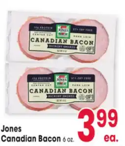 Jewel-Osco Jones Canadian Bacon offer