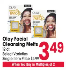 Jewel-Osco Olay Facial Cleansing Melts offer