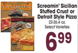 Jewel-Osco Screamin' Sicilian Stuffed Crust or Stuffed Crust or Detroit Style Pizza offer