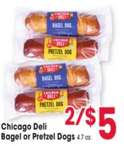 Jewel-Osco Chicago Deli Bagel or Pretzel Dogs offer