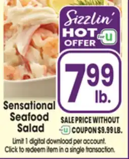 Jewel-Osco Sensational Seafood Salad offer