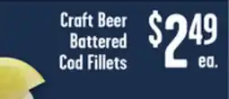 Jewel-Osco Craft Beer Battered Cod Fillets offer
