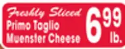 Jewel-Osco Primo Taglio Muenster Cheese offer