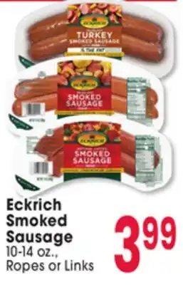 Jewel-Osco Eckrich Smoked Sausage offer
