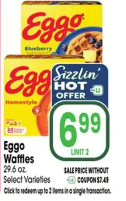 Jewel-Osco Eggo Waffles offer