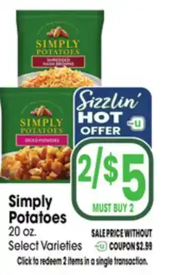 Jewel-Osco Simply Potatoes offer