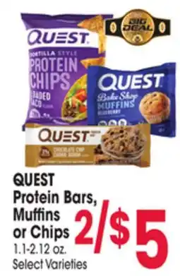 Jewel-Osco QUEST Protein Bars, Muffins or Chips offer