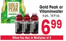 Jewel-Osco Gold Peak or Vitaminwater offer