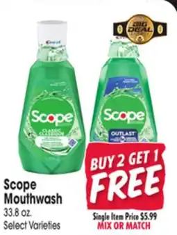 Jewel-Osco Scope Mouthwash offer