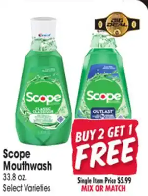 Jewel-Osco Scope Mouthwash offer