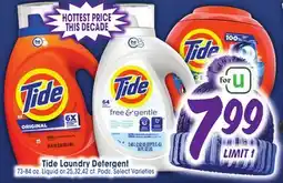 Jewel-Osco Tide Laundry Detergent offer