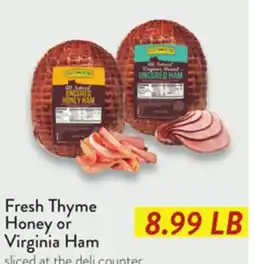 Fresh Thyme Fresh Thyme Honey or Virginia Ham offer