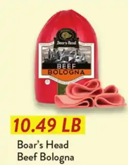 Fresh Thyme Boar's Head Beef Bologna offer