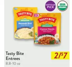 Fresh Thyme Tasty Bite Entrees offer