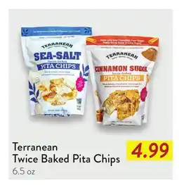 Fresh Thyme Terranean Twice Baked Pita Chips offer