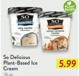 Fresh Thyme So Delicious Plant-Based Ice Cream offer