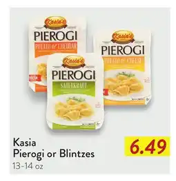 Fresh Thyme Kasia Pierogi or Blintzes offer