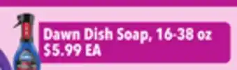 Tony’s Fresh Market Dawn Dish Soap offer