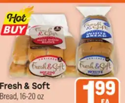 Tony’s Fresh Market Fresh & Soft Bread 16 20 oz or buns, 8ct offer