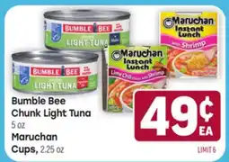 Tony’s Fresh Market Bumble Bee Chunk Light Tuna offer