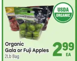 Tony’s Fresh Market Organic Gala or Fuji Apples offer