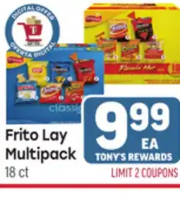 Tony’s Fresh Market Frito Lay Multipack offer